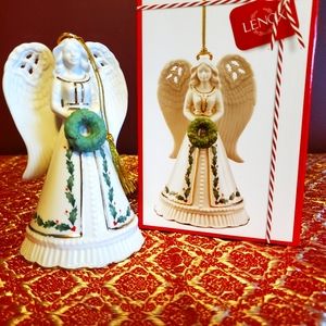 Lenox holiday angel bell